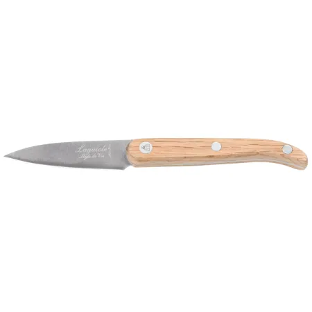 Komplet noży Laguiole Oak wood Stonewash z blokiem magnetycznym