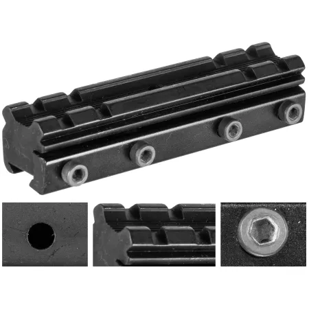 Szyna montażowa podwyższenie przejściówka 11/22 mm
