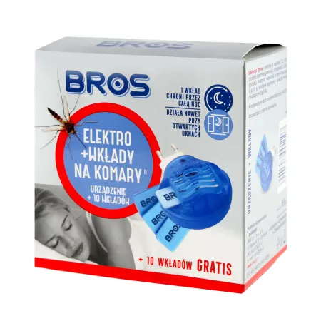 Elektro + 10 wkładów Bros na komary