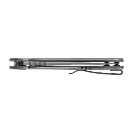 Nóż składany WE Knife Snick WE19022F-5 gray / dark green micarta