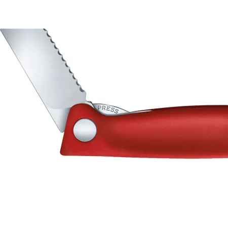 Nóż Victorinox Swiss Classic 6.7831.FB ząbkowany, czerwony, składany