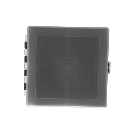 Pudełko Megaline 11x11x3,5 zielono-przezroczyste gąbka 2 szczęki rekina