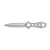 Nóż rzutka Fox Outdoor 22,5 cm w pokrowcu