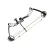 Łuk bloczkowy dla dorosłych i młodzieży Poe Lang Rex 15-55 lb 28" skull camo