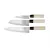 Zestaw 3 noży Satake Megumi Szefa kuchni / Santoku Bunka / nóż uniwersalny