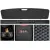 Kufer na bron Megaline czarny 125x25x11 cm szyfr