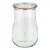Słoik Weck Tulip z pokrywką, uszczelką i 2 zapinkami 1750 ml 4 szt