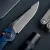 Nóż składany ANV Knives A100 ANVA100-005 niebieski