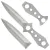 Nóż rzutka Fox Outdoor 22,5 cm w pokrowcu