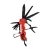 Multitool Foxter narzędzie wielofunkcyjne survival 13w1 czerwony