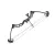 Łuk bloczkowy dla dorosłych Poe Lang Predator III 35-65 lb 35,5" czarny