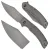 Nóż składany WE Knife Snick WE19022F-5 gray / dark green micarta