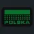 Naszywka M-Tac Polska (z flagą)50x80 Laser Cut coyote