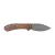 Nóż składany Trollsky Knives Mandu brązowy Micarta