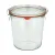 Słoik Weck Mold z pokrywką, uszczelką i 2 zapinkami 580 ml, 6 szt