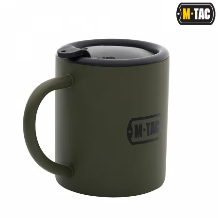 Kubek termiczny z pokrywką 280 ml - Olive - M-Tac