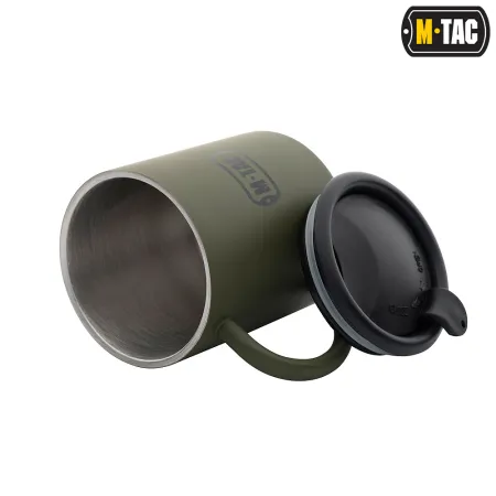 Kubek termiczny z pokrywką 280 ml - Olive - M-Tac