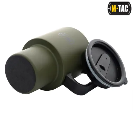 Kubek termiczny z pokrywką 450 ml - Olive - M-Tac