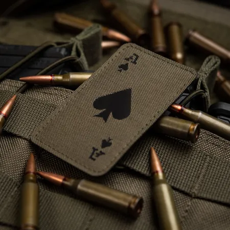 Naszywka Ace Of Spades Laser Cut - Ranger Green - M-Tac
