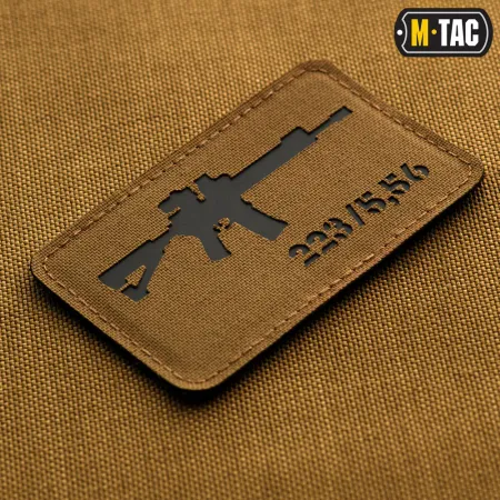 Naszywka AR15 223/5,56 Laser Cut - Coyote - M-Tac