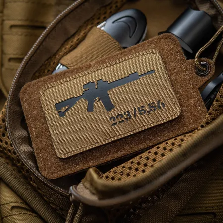 Naszywka AR15 223/5,56 Laser Cut - Coyote - M-Tac