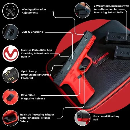 Pistolet Mantis TitanX - system wyszkolenia strzeleckiego