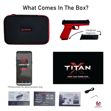 Pistolet Mantis TitanX - system wyszkolenia strzeleckiego