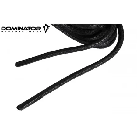 Sznurowadła woskowane 3 mm 180 cm - Czarne - Dominator
